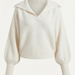 'Pauline' chunky knit sweater with a high neck