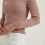 Samantha Ruffled Long Sleeve Blouse