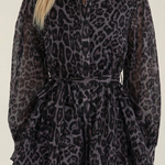 Stella Leopard Mini Dress