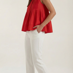 Tess peplum dress with pleats - Premium style