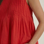 Tess peplum dress with pleats - Premium style