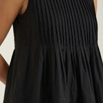 Tess peplum dress with pleats - Premium style
