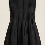 Tess peplum dress with pleats - Premium style