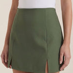 Darla Schlanker Short Skirt with Slit