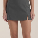 Darla Schlanker Short Skirt with Slit