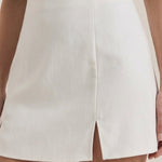 Darla Schlanker Short Skirt with Slit