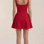 Dixie Pleated Short Dress