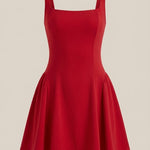 Dixie Pleated Short Dress