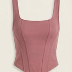 Eloise corset-style sleeveless top