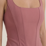 Eloise corset-style sleeveless top
