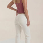 Eloise corset-style sleeveless top