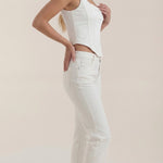 Eloise corset-style sleeveless top