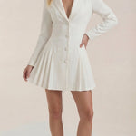 Glenda-Minikleid pleated blazer