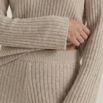 Matilda Knit Set with Textured V-Neck