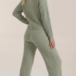 Matilda Knit Set with Textured V-Neck