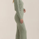 Matilda Knit Set with Textured V-Neck