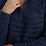 Melinda Quarter-Zip Polo Pullover