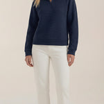 Melinda Polo Pullover with Half Zip