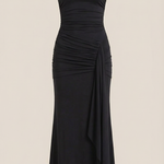 Paulette halter-style maxi dress
