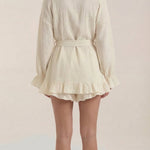 Rebekah Wrap Mini Dress Set