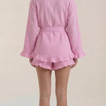 Rebekah Wrap Mini Dress Set