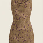Rosalie Short Cowl Collar Dress