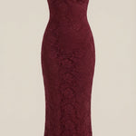 Roxanne Halter Lace Maxi Dress