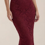 Roxanne Halter Lace Maxi Dress