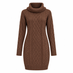 Samantha Cable Knit Sweater Dress