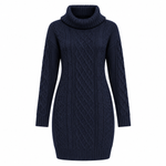 Samantha Cable Knit Sweater Dress
