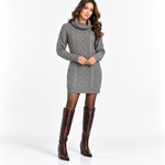 Samantha Cable Knit Sweater Dress