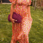 Sandra | Robe longue élégante à col en V