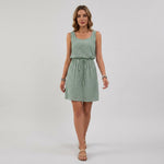 Lexi Eyelet Tie-Waist Dress
