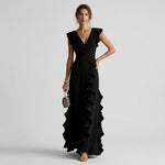 Vera Ruffle Wrap Maxi Dress