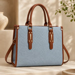 Amara | Woven-Texture Satchel Handbag