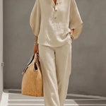 Elena™ – Linen Cotton Two-Piece Set
