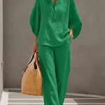 Elena™ – Linen Cotton Two-Piece Set