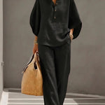 Elena™ – Linen Cotton Two-Piece Set