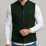 KZZ Men's Herringbone Vest