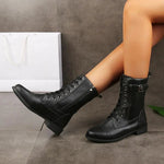 Women's Wide Fit Side Zip Ankle Boots