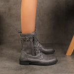 Women's Wide Fit Side Zip Ankle Boots
