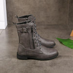 Women's Wide Fit Side Zip Ankle Boots