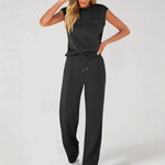 Women's Sleeveless Top & Drawstring Trouser Set