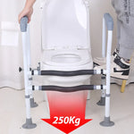 Adjustable Toilet Support Frame