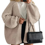 Women's Open Front Longline Knit Cardigan