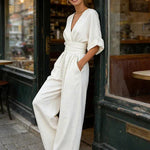 Elisa | Jumpsuit Elegante Fluida con Scollo a V
