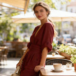 Elisa | Jumpsuit Elegante Fluida con Scollo a V
