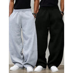 Unisex Wide Leg Straight Joggers