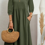 Women's Lantern Sleeve Summer Dress