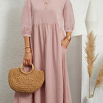 Women's Lantern Sleeve Summer Dress